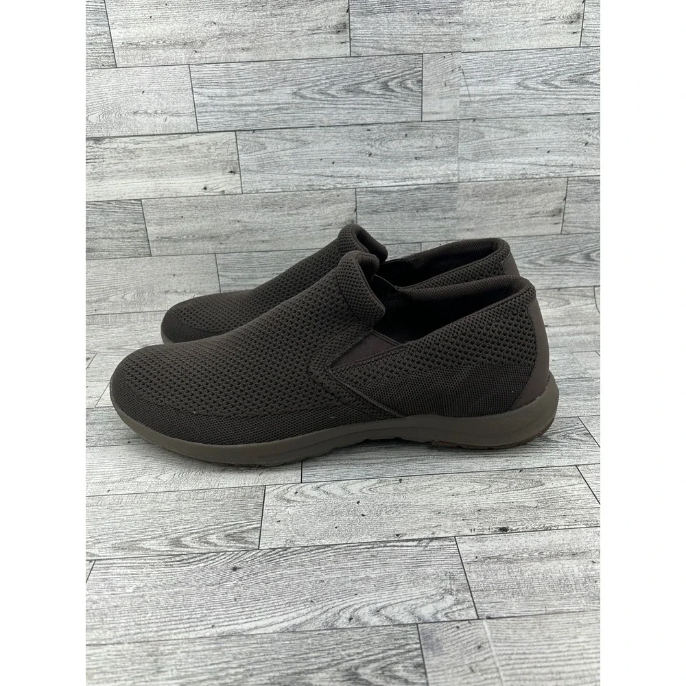 LL Bean Men Sz 13 Medium Brown Mesh Slip On Comfort Walking‎ Shoes 506002